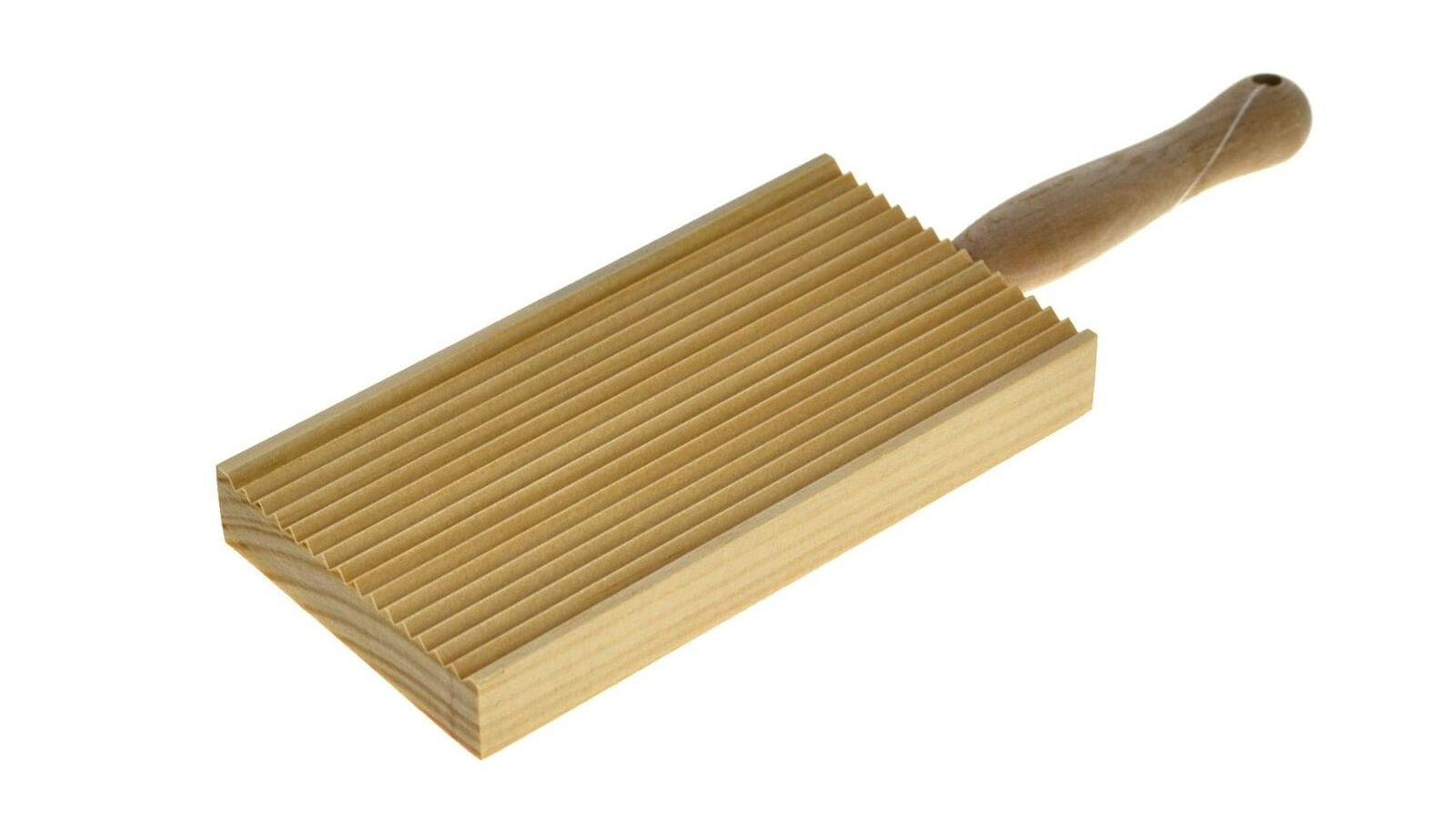 Appetito Rectangular Rubberwood Gnocchi Board 21 x 7cm