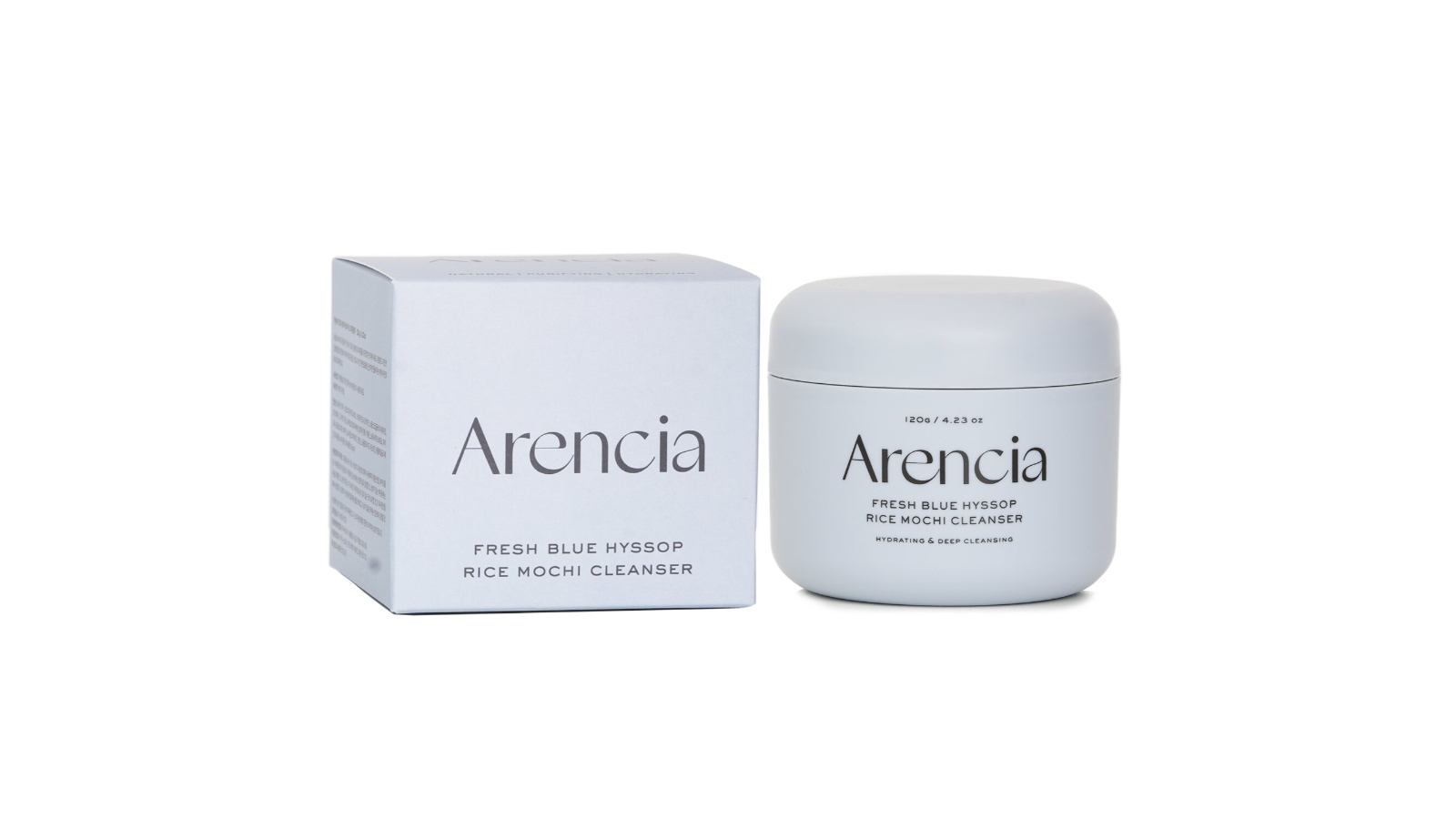Arencia Fresh Blue Hyssop Rice Mochi Cleanser - 120g/4.23oz