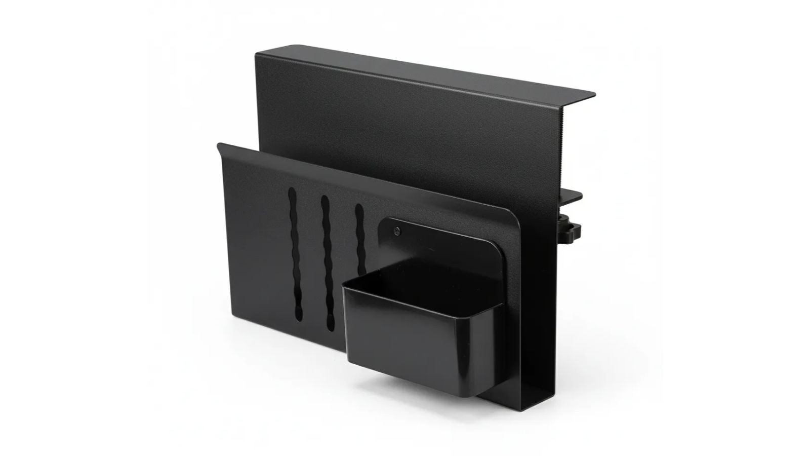 Carla Home Under Desk Side Laptop Holder - Black