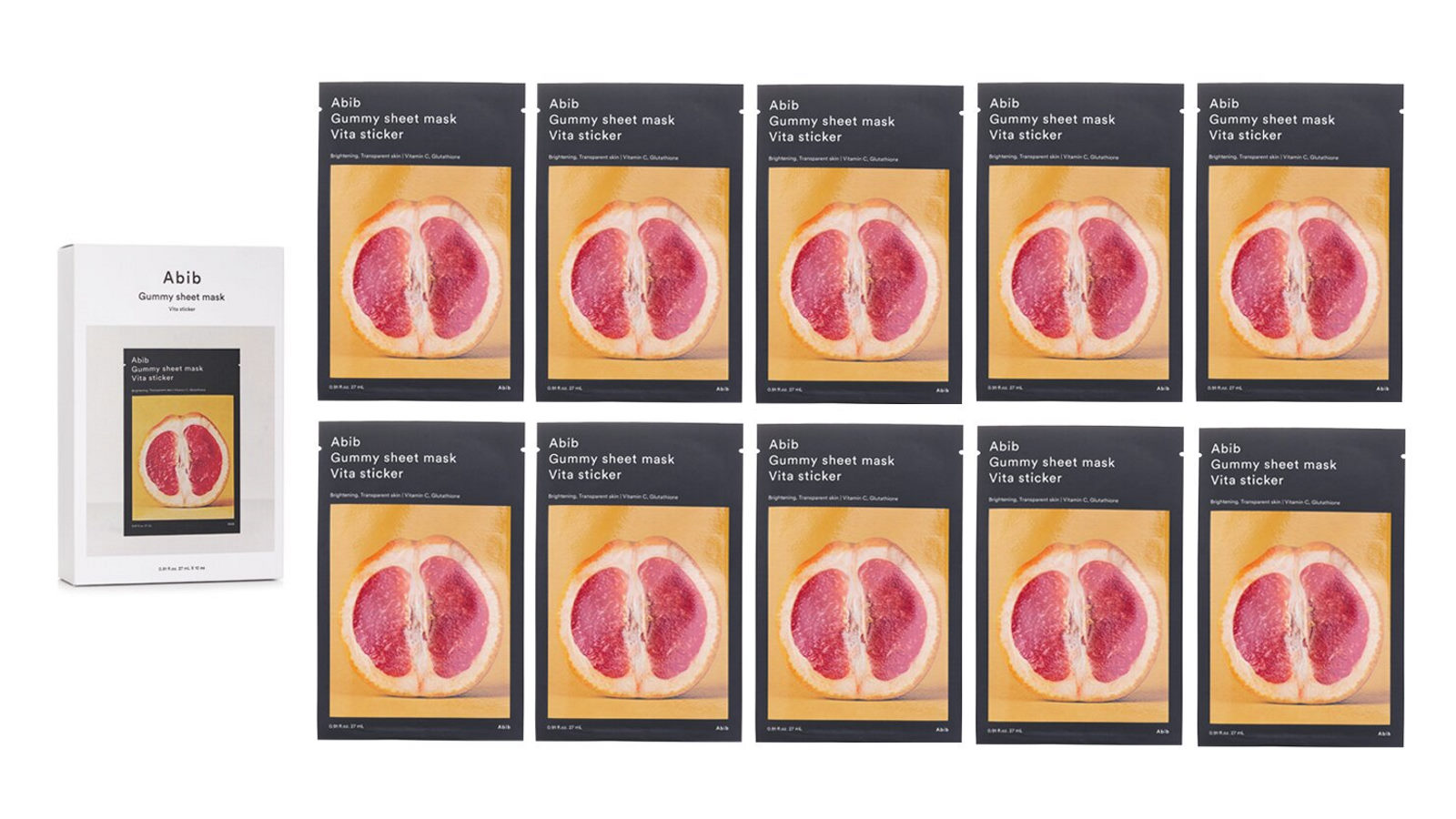 Abib 10 Piece Gummy Sheet Mask Vita Sticker