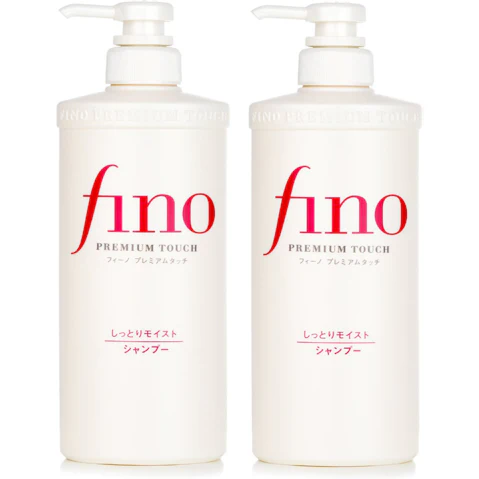 Shiseido Fino Premium Touch Hair Shampoo - 550ml - Set of 2