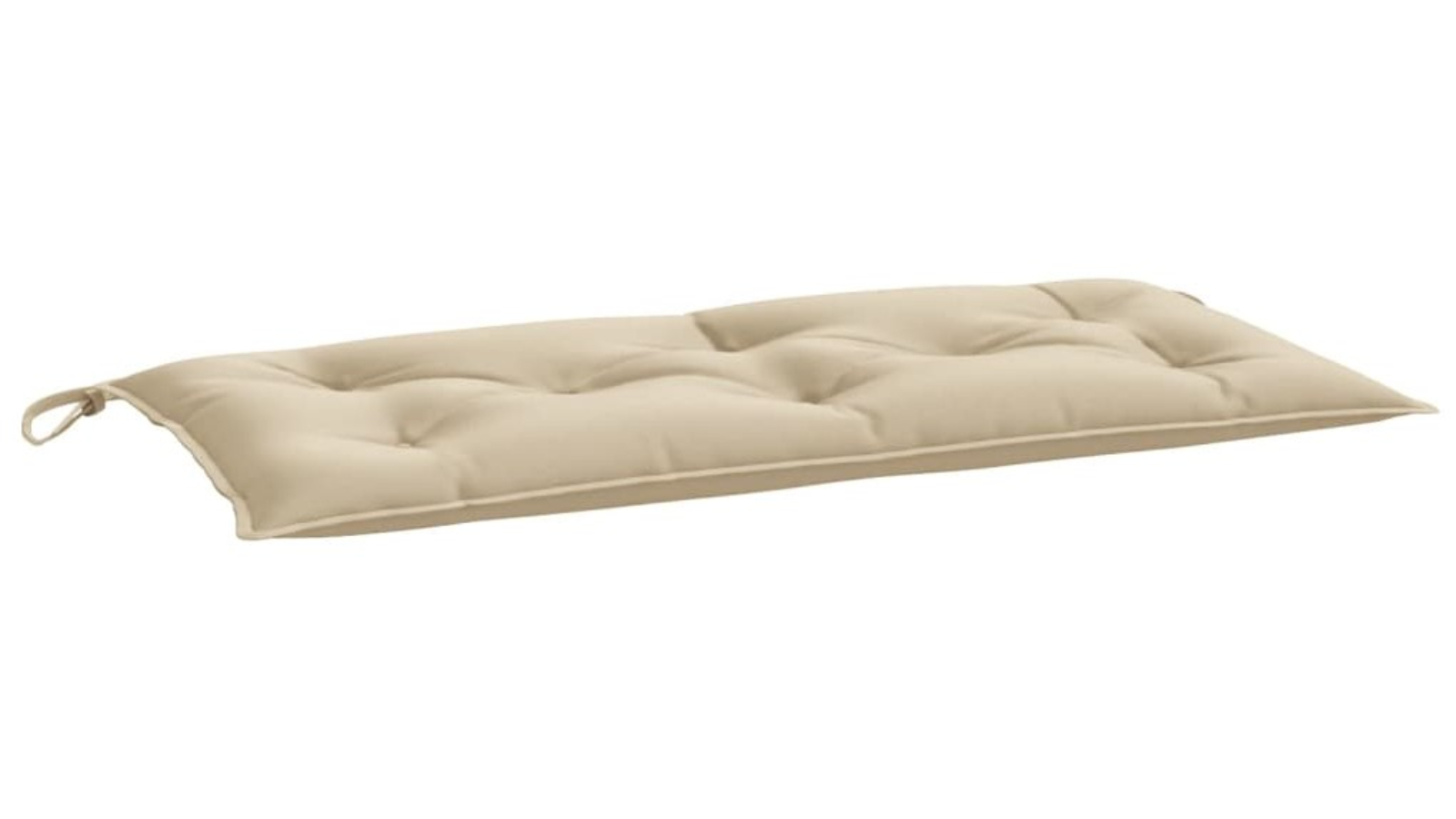 vidaXL 2 Piece Beige Garden Bench Cushion - 100 x 50 x 7cm | Harvey Norman