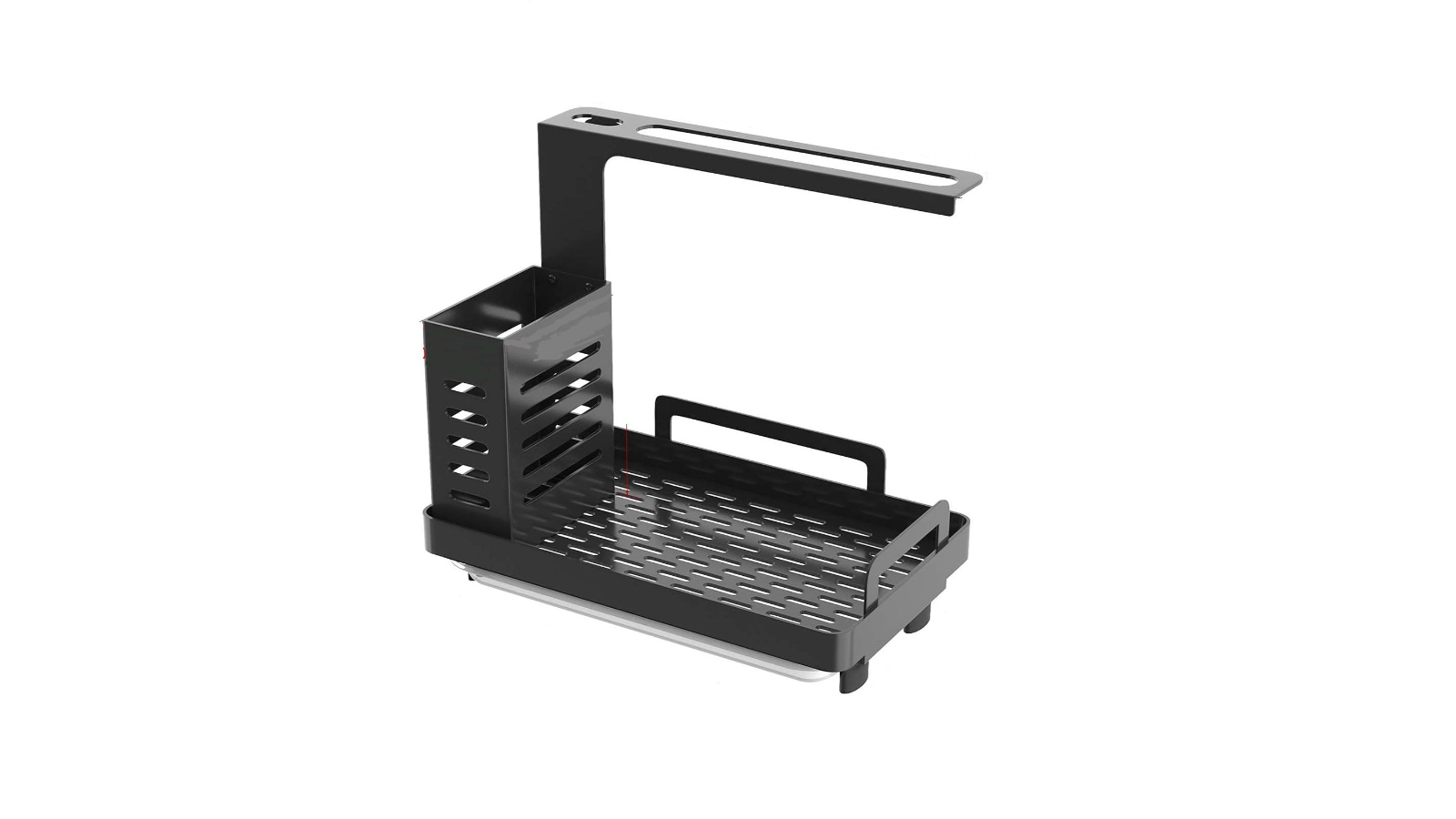 Carla Home Kitchen Sink Caddy Organizer with Storage Holder