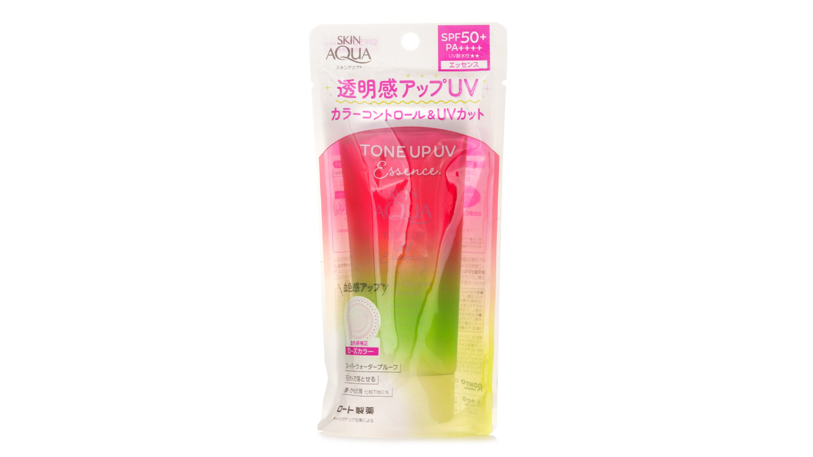 Rohto Rose Skin Aqua Tone Up UV Essence - 80g