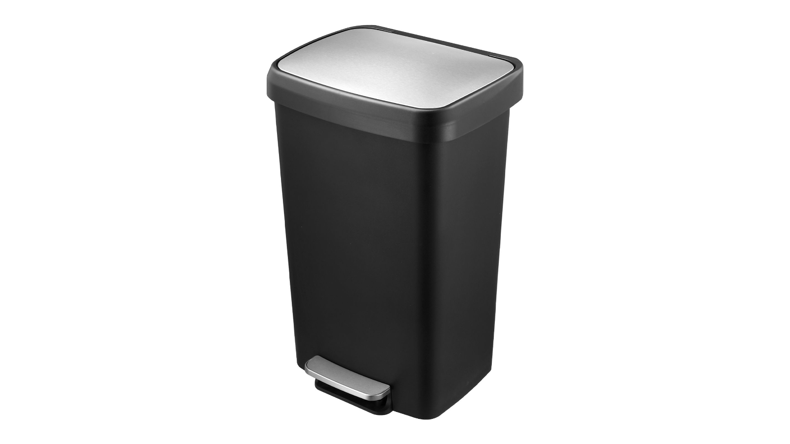 45 Litre Kitchen Pedal Rubbish Bin - Black