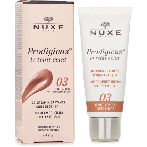 Nuxe 30ml Teint Eclat Prodigieux Tinted Moisturising BB Cream - No. 03 Dark