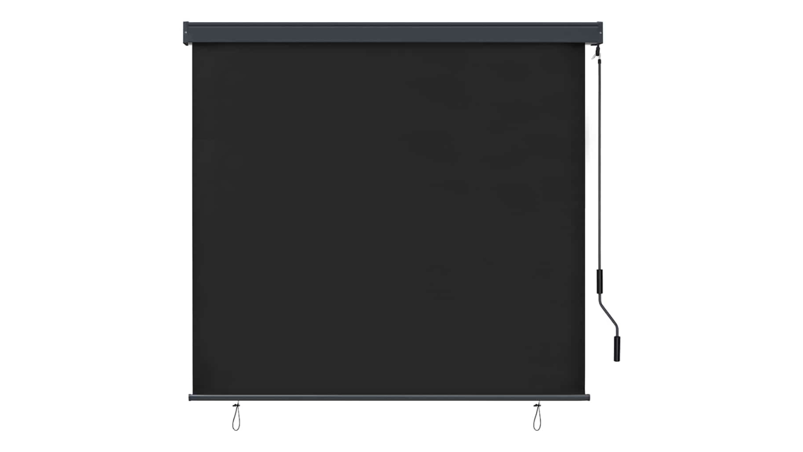vidaXL 180 x 250cm Fabric and Aluminum Roller Blind - Anthracite