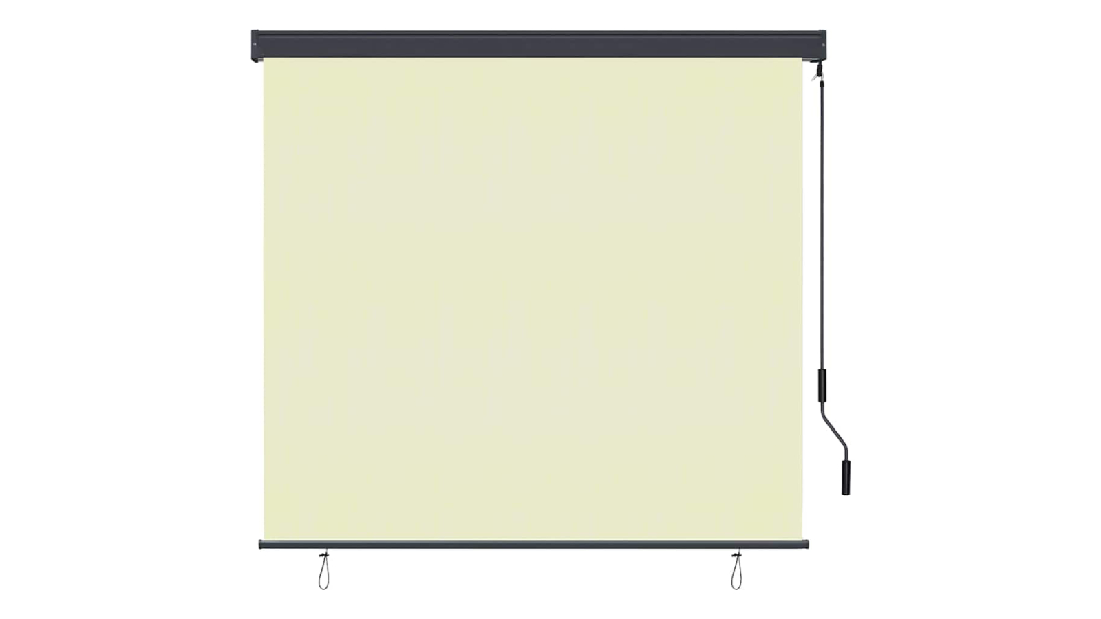 vidaXL Fabric and Aluminum Striped Cream 180 x 250cm Roller Blind