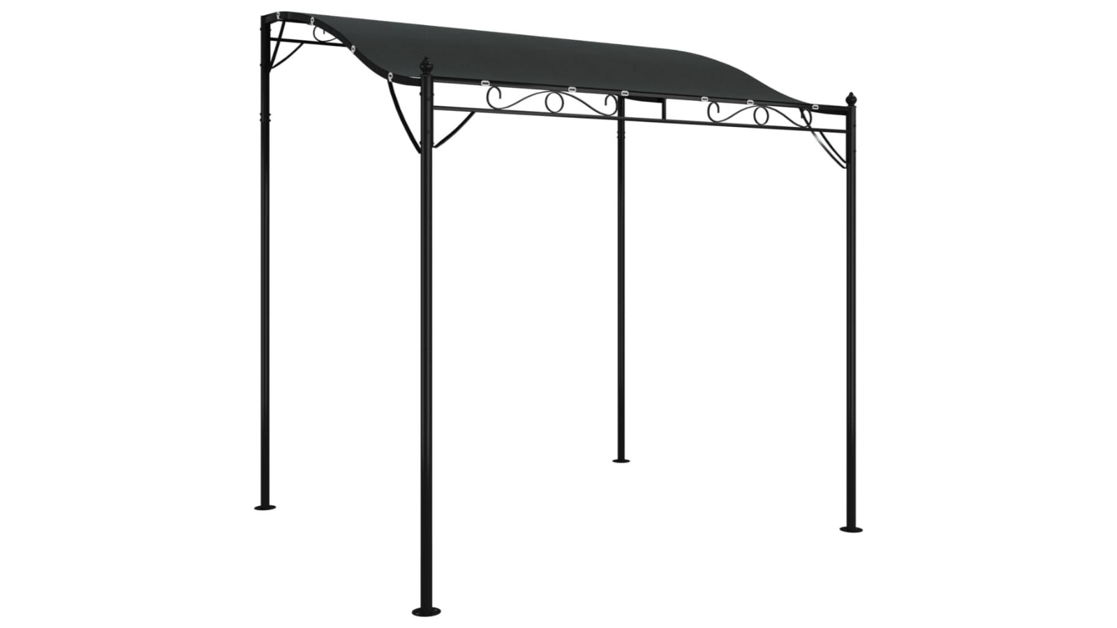 vidaXL Anthracite Fabric and Steel Canopy - 2 x 2.3metre 