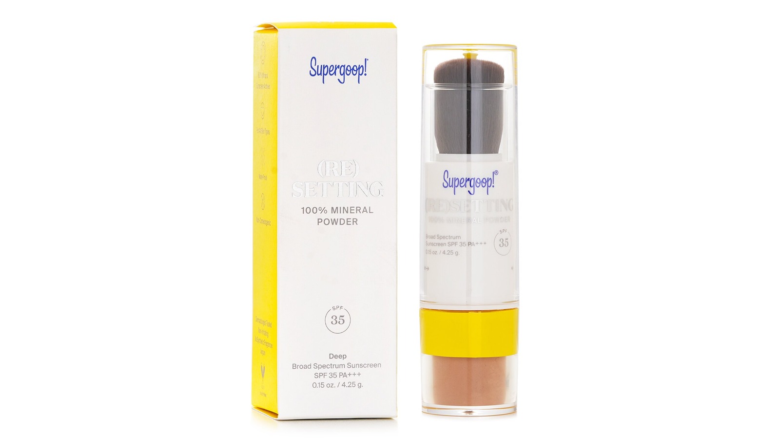 Supergoop Resetting Mineral Powder SPF 35 - Deep - 4.25g