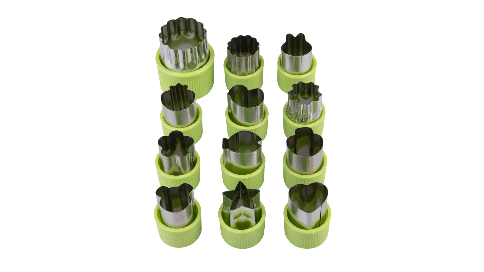 Appetito Set of 12 Fruit and Vegetable Cutter