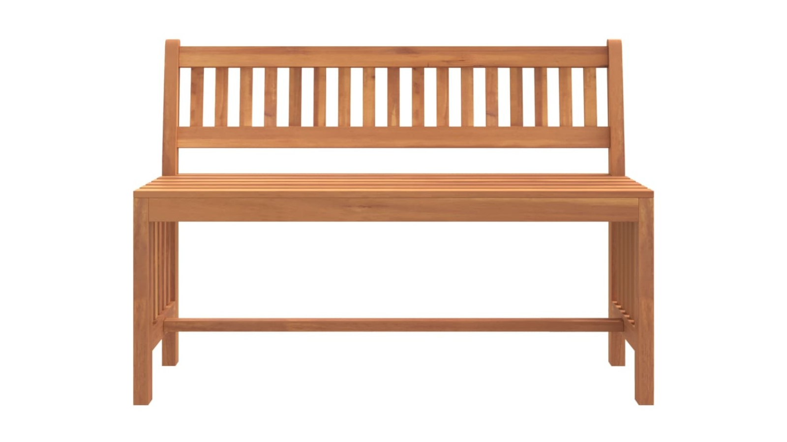 vidaXL 110cm Solid Eucalyptus Wood Garden Bench