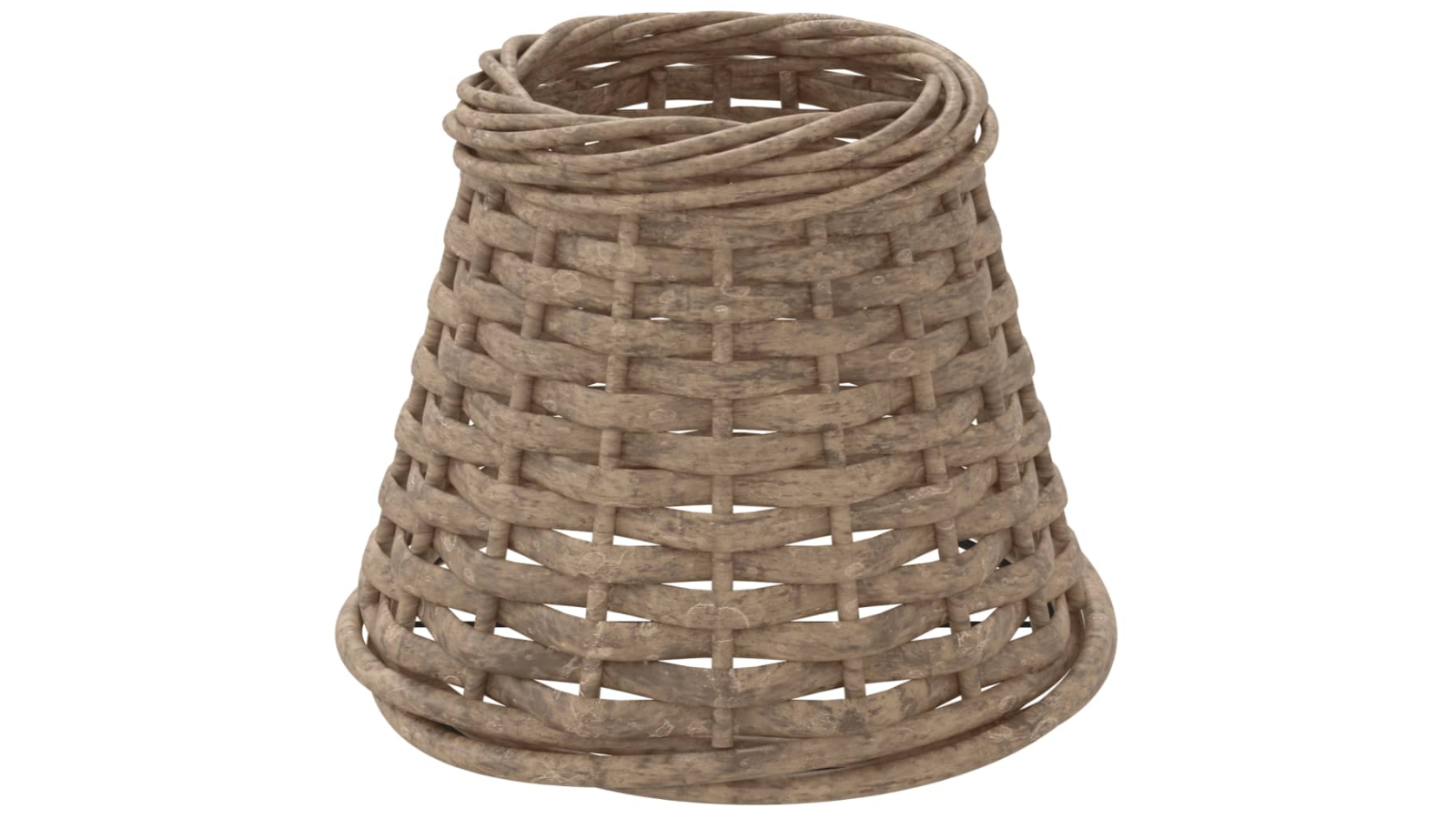 vidaXL Brown Wicker Lamp Shade - 15 x 12cm