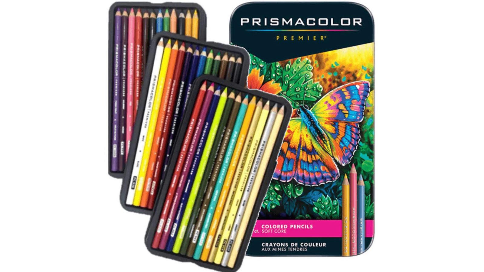 Prismacolor Premier 36 Colour Pencils Tin Set Artists Professional