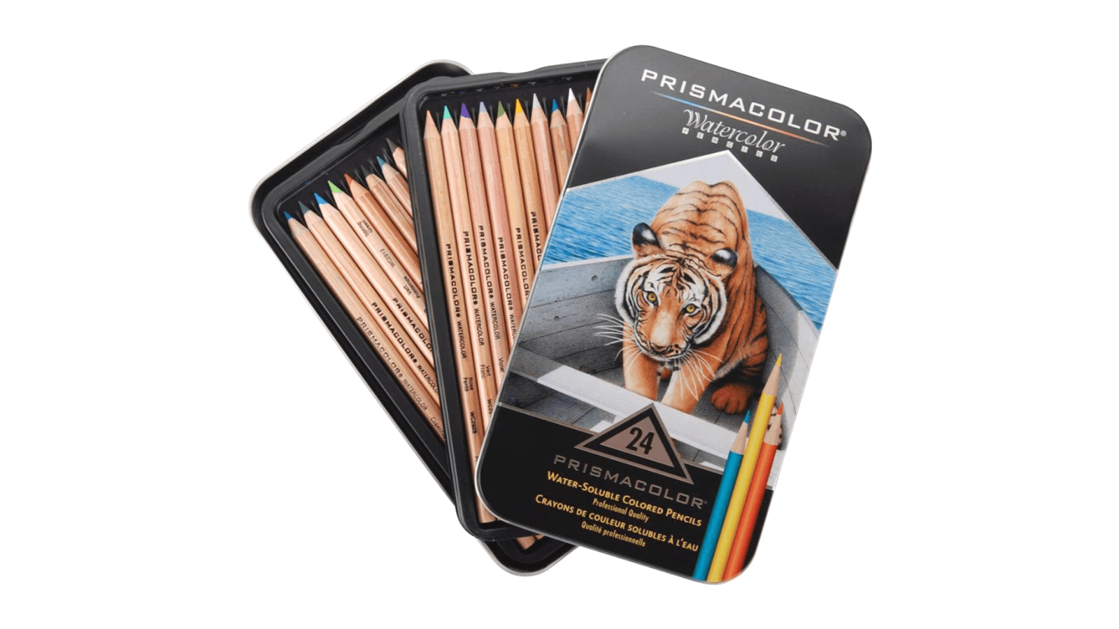 Prismacolor 24 Piece Watercolour Colour Pencil Tin