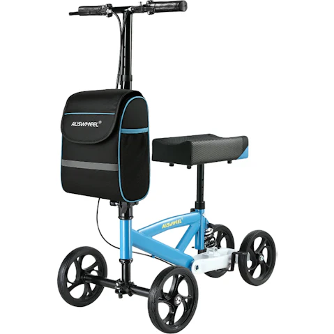 Auswheel Mobility Aid for Foot/Ankle Injury Steerable Knee Scooter Walker