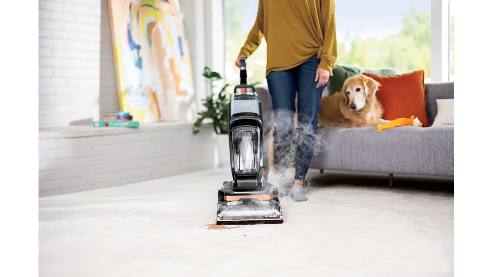 Bissel HydroSteam™  Discover the NEW range of Vacuums & Carpet Cleaners -  Harvey Norman