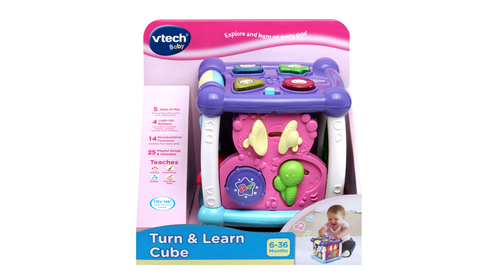 Vtech baby turn & learn cube discount