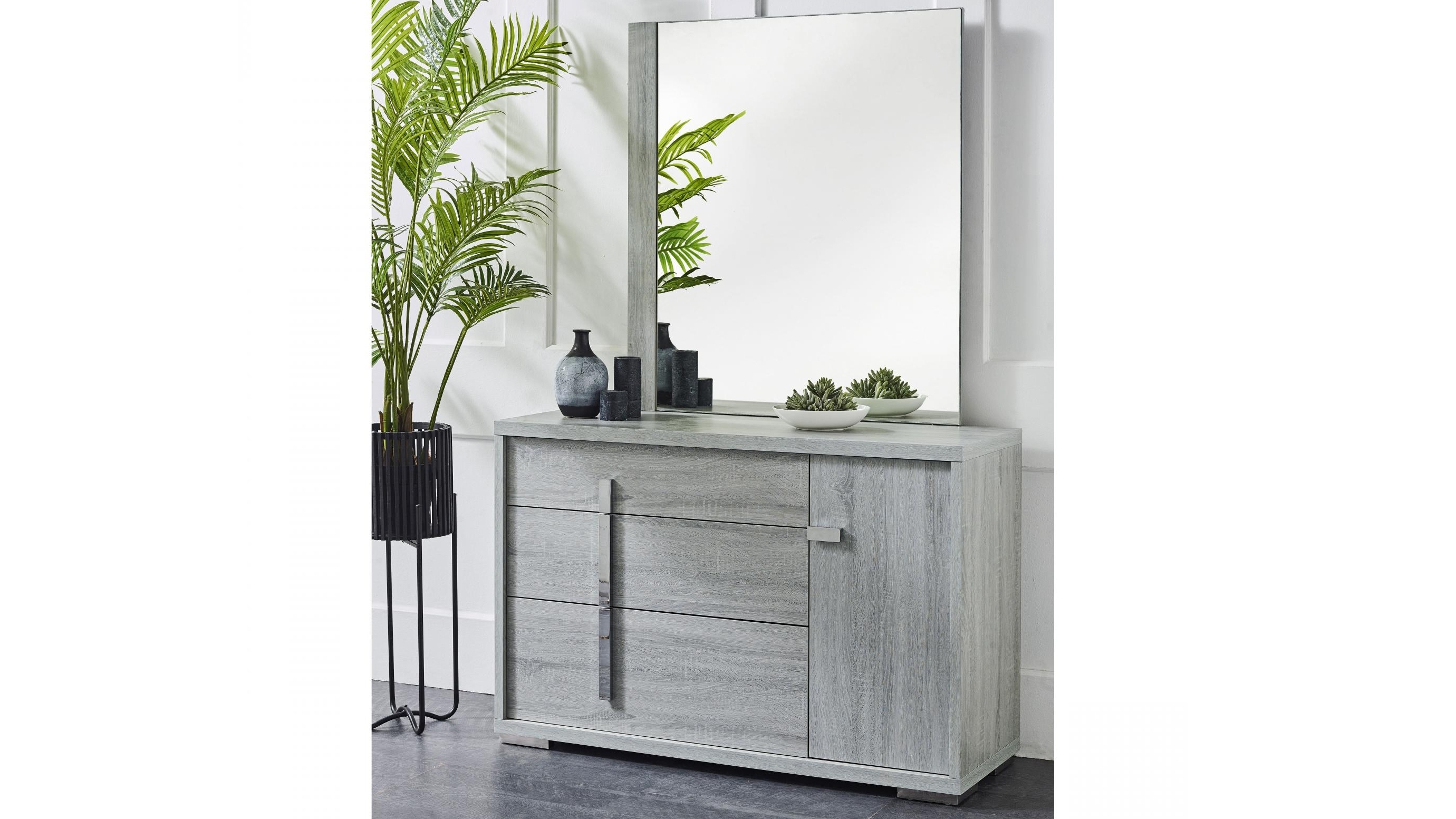 Vegas 6 Drawer Dresser with Mirror Harvey Norman