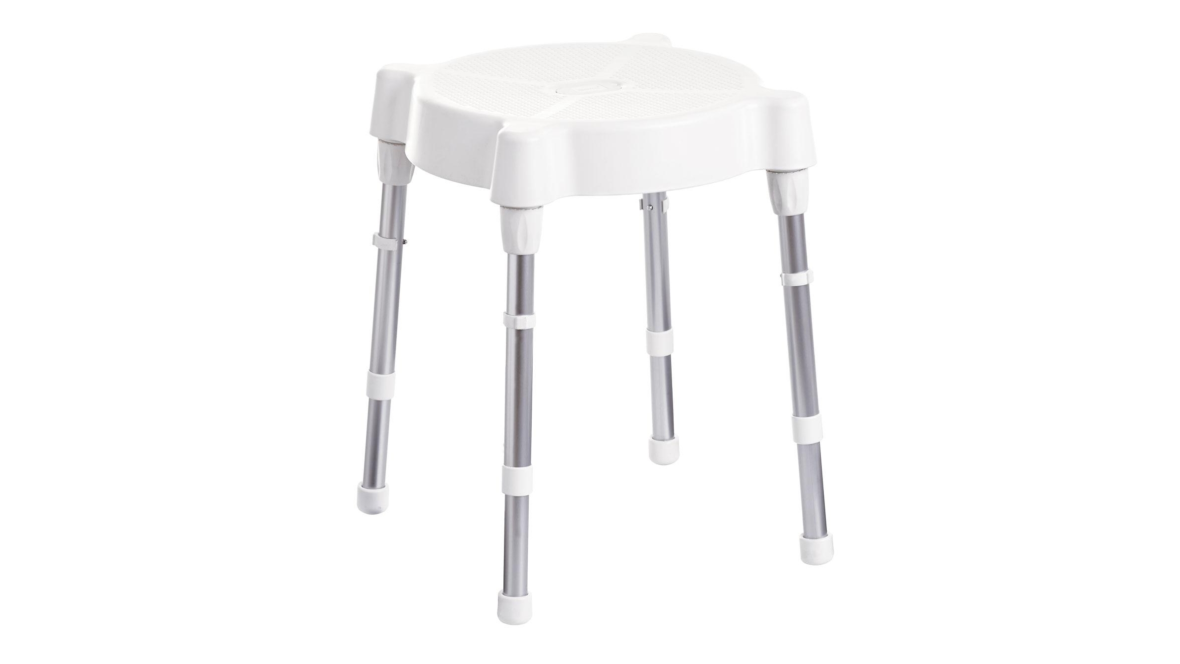 Rebotec Verona - Round Shower Stool | Harvey Norman