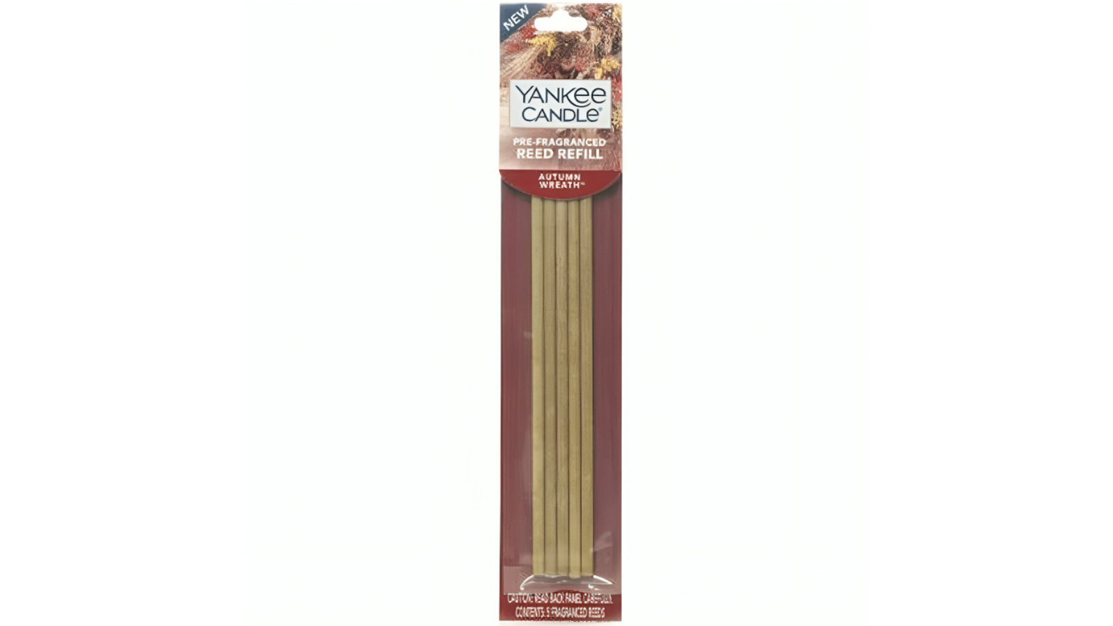 Yankee Candle Reed Diffuser Pre-Fragranced Autumn Wreath Stick Incense Refill Pack