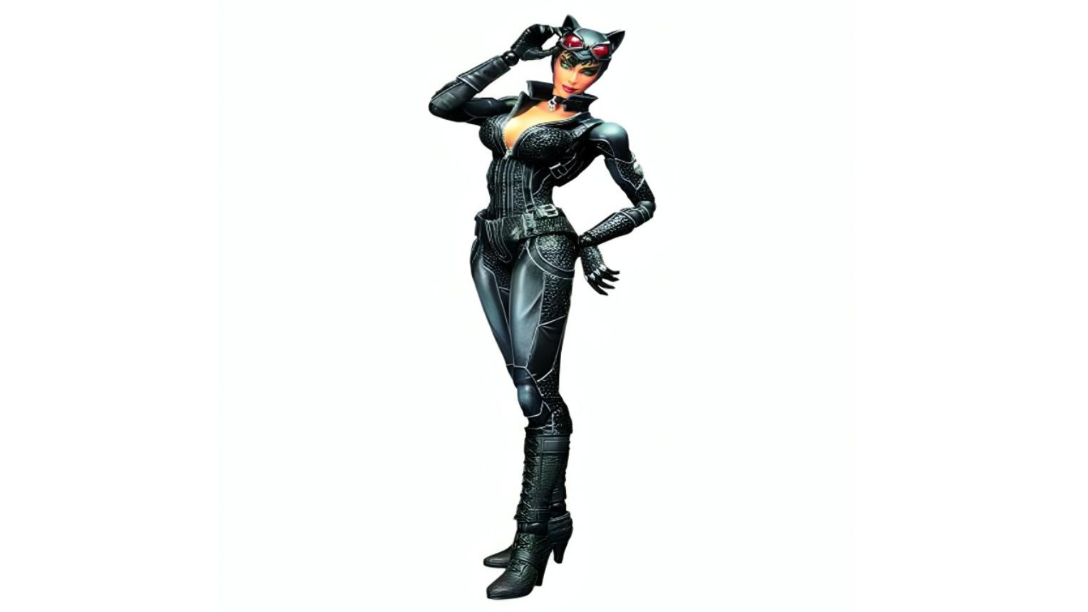 DC Batman Arkham City Catwoman Play Arts Action Figure