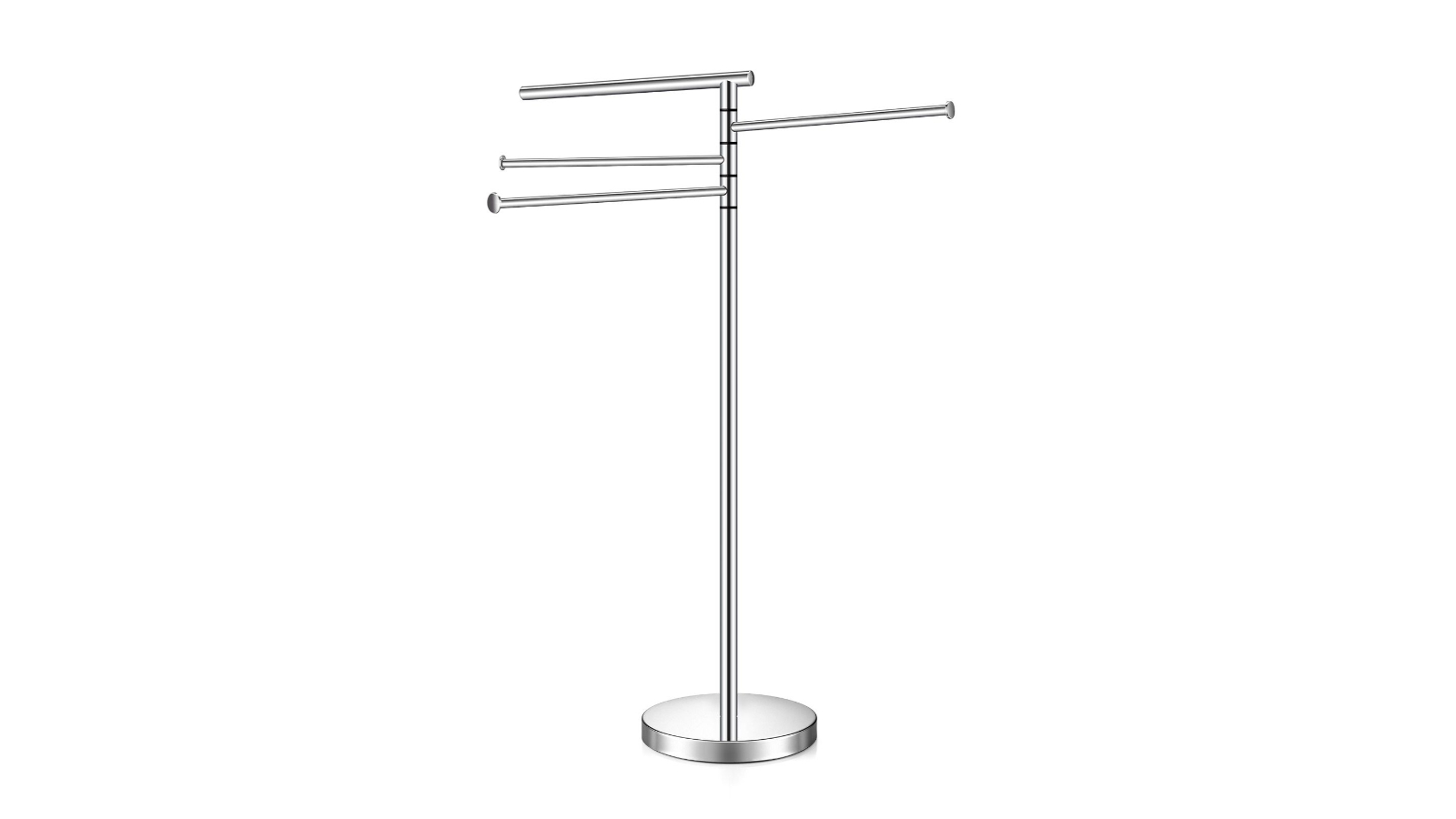 LUXSUITE 4-Tier Stainless Steel Towel Rail Drying Rack