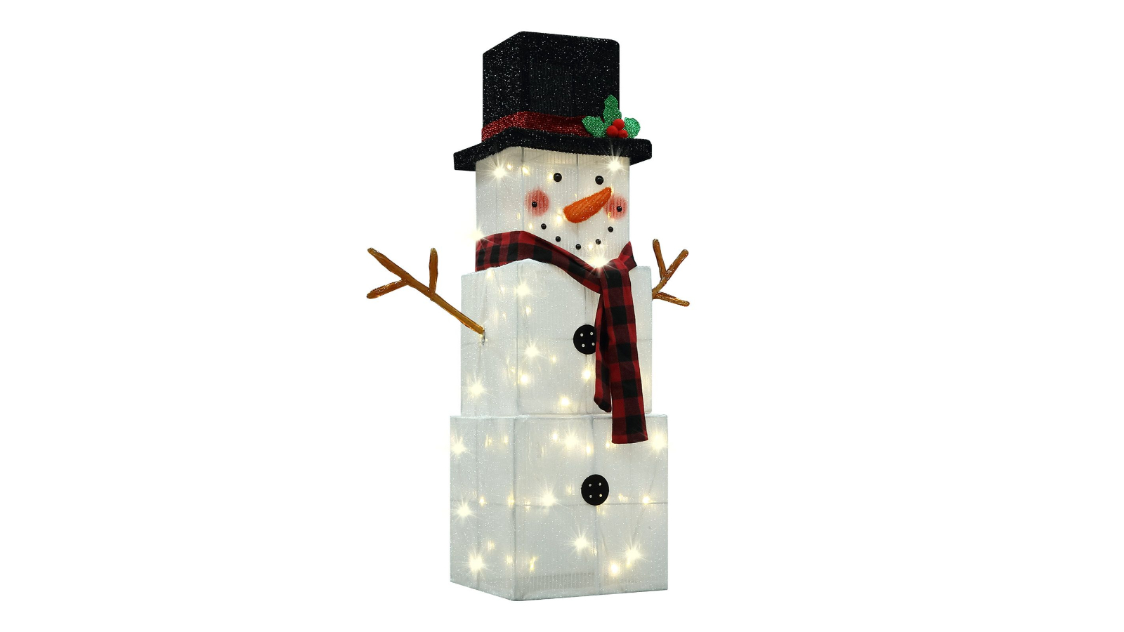 Crazy Sales 75 LED Strip Snowman Christmas Light - Cold White
