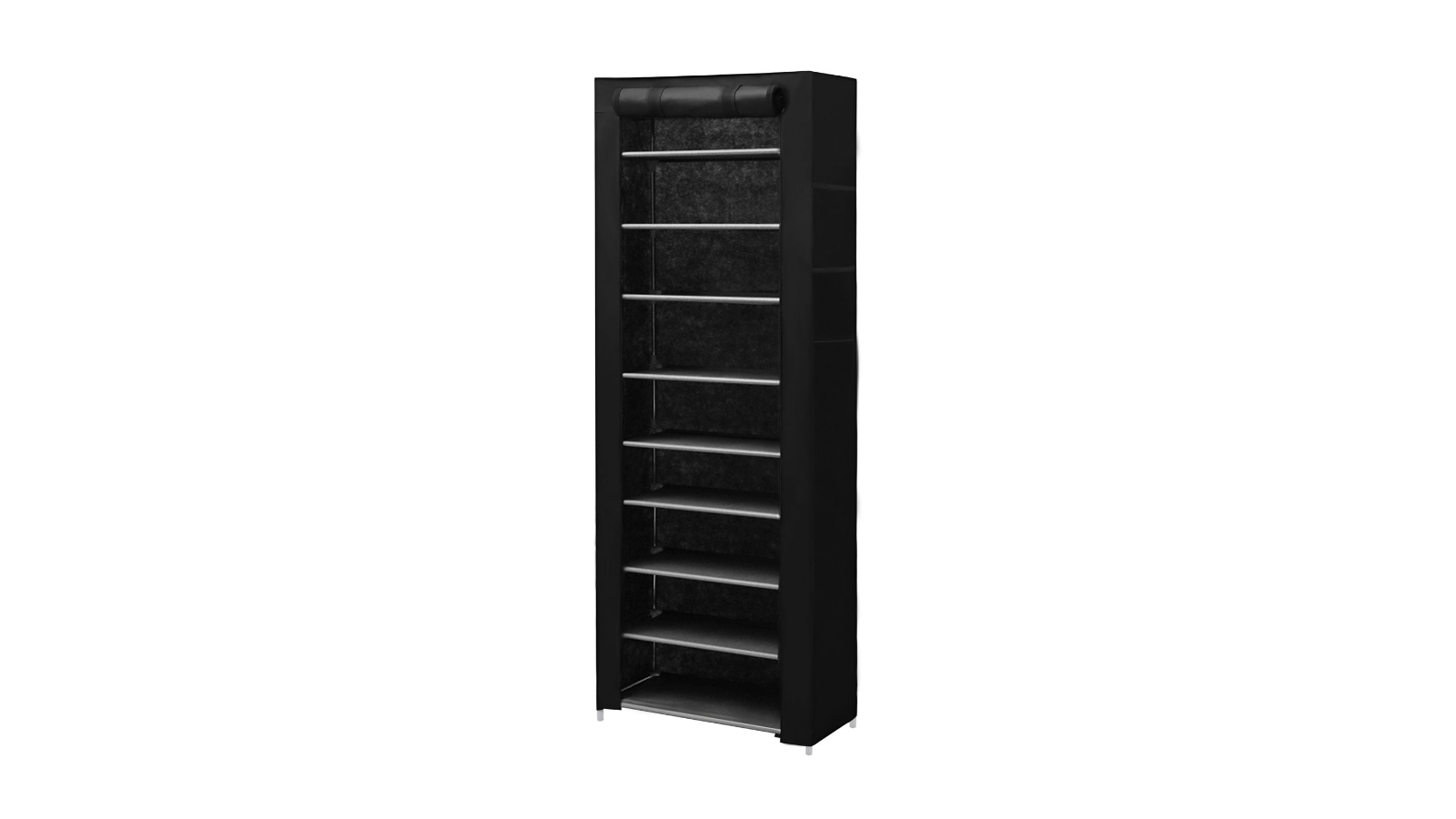 Crazy Sales 9-Tier Shoe Rack with Removable Fabric Cover