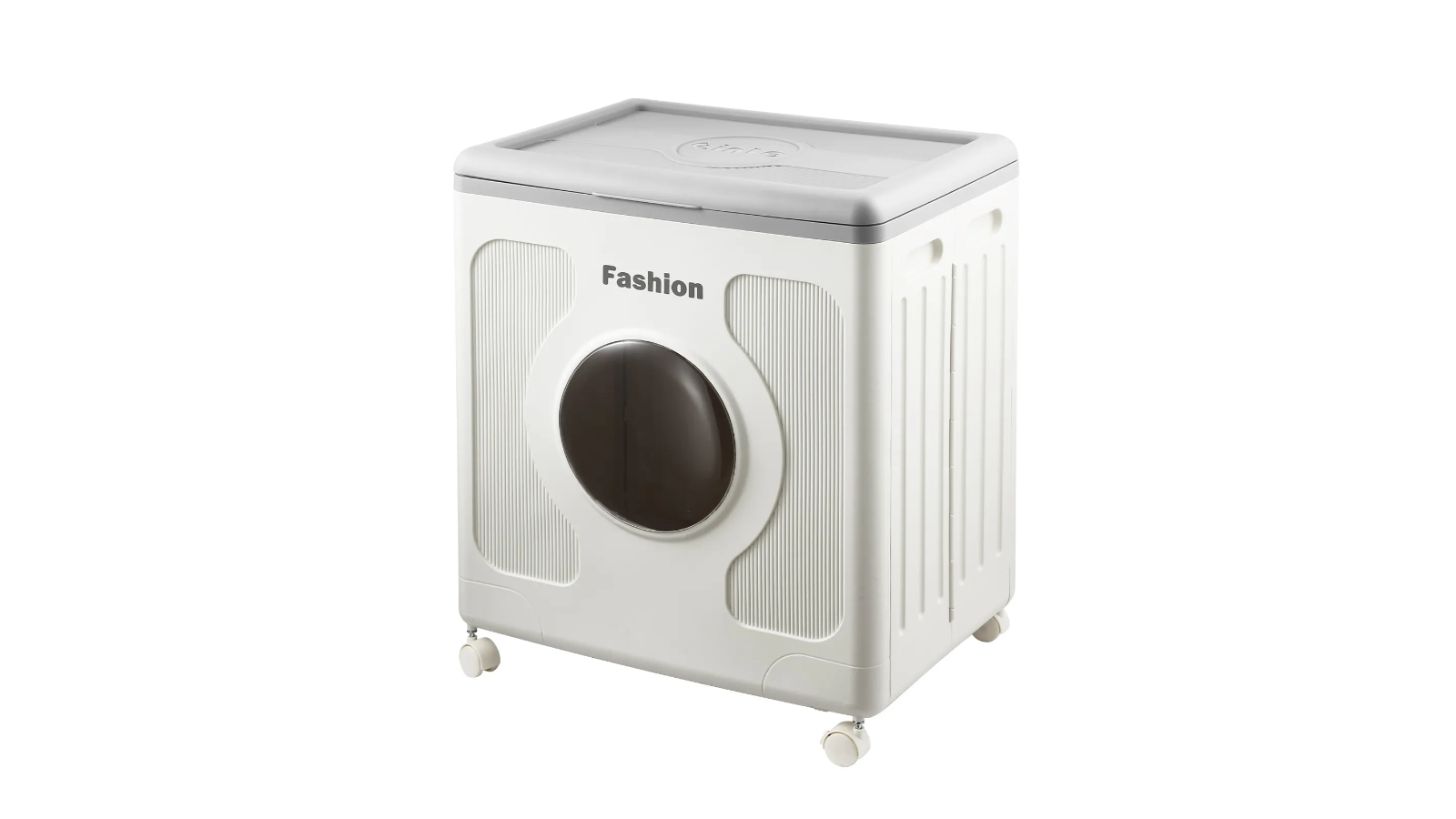 Dr Fussy 145 Litre Foldable Plastic Storage Box with Lid and Wheel