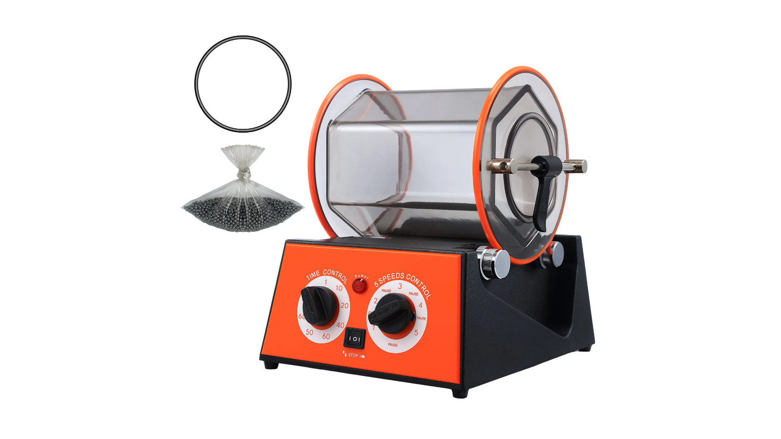 5 Speeds Rotary Tumbler Jewelry Polisher Machine - Small