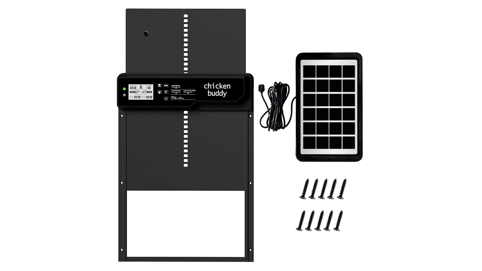 Pet Scene Automatic Door Opener Solar Powered Chicken Coop