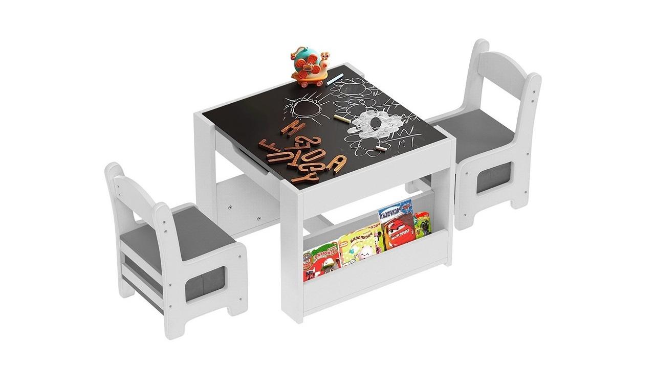 LUXSUITE Kids Table and Chair Set