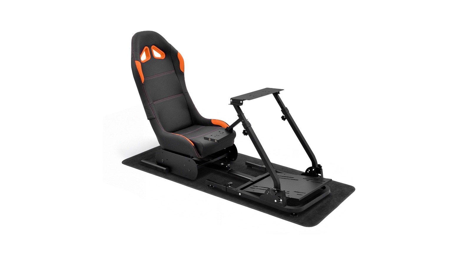 Sim Racing Simulator Cockpit with Adjustable Seat for Logitech PS5 PS4
