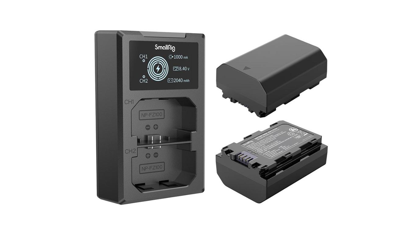 SmallRig 3824B NP-FZ100 Camera Battery and Charger Kit