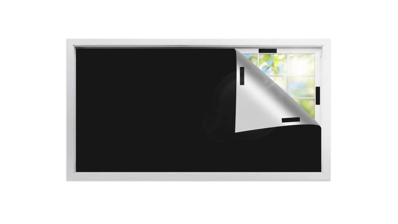 300 x 145cm No Drill Blackout Curtain