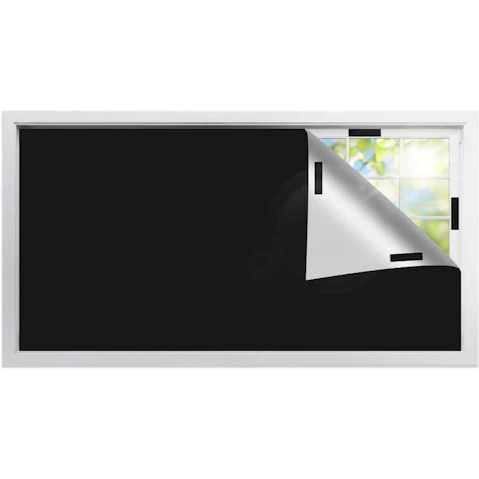 300 x 145cm No Drill Blackout Curtain