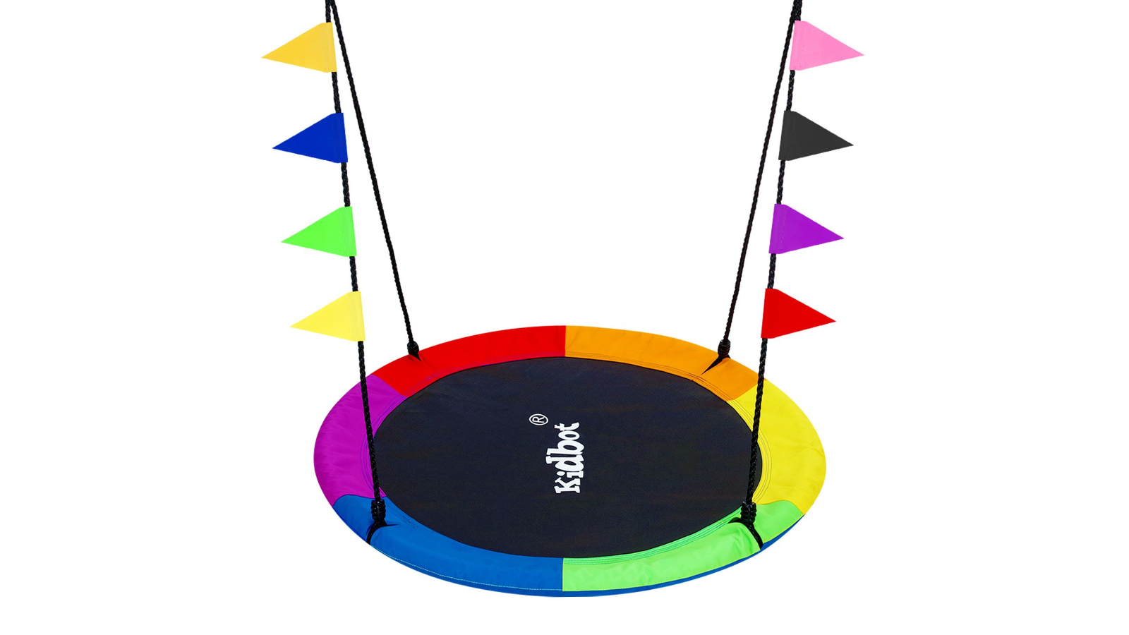Kidbot 100cm Outdoor Round Hanging Play Swing Set