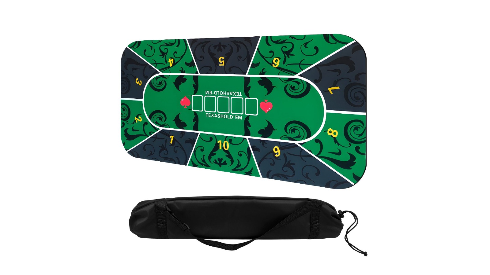 Large Rubber Poker Table Mat