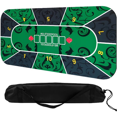 Large Rubber Poker Table Mat