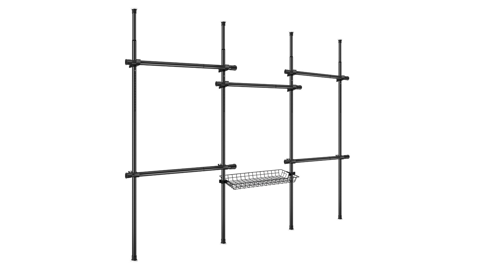 Heavy-Duty Floor to Ceiling Garment Rackc