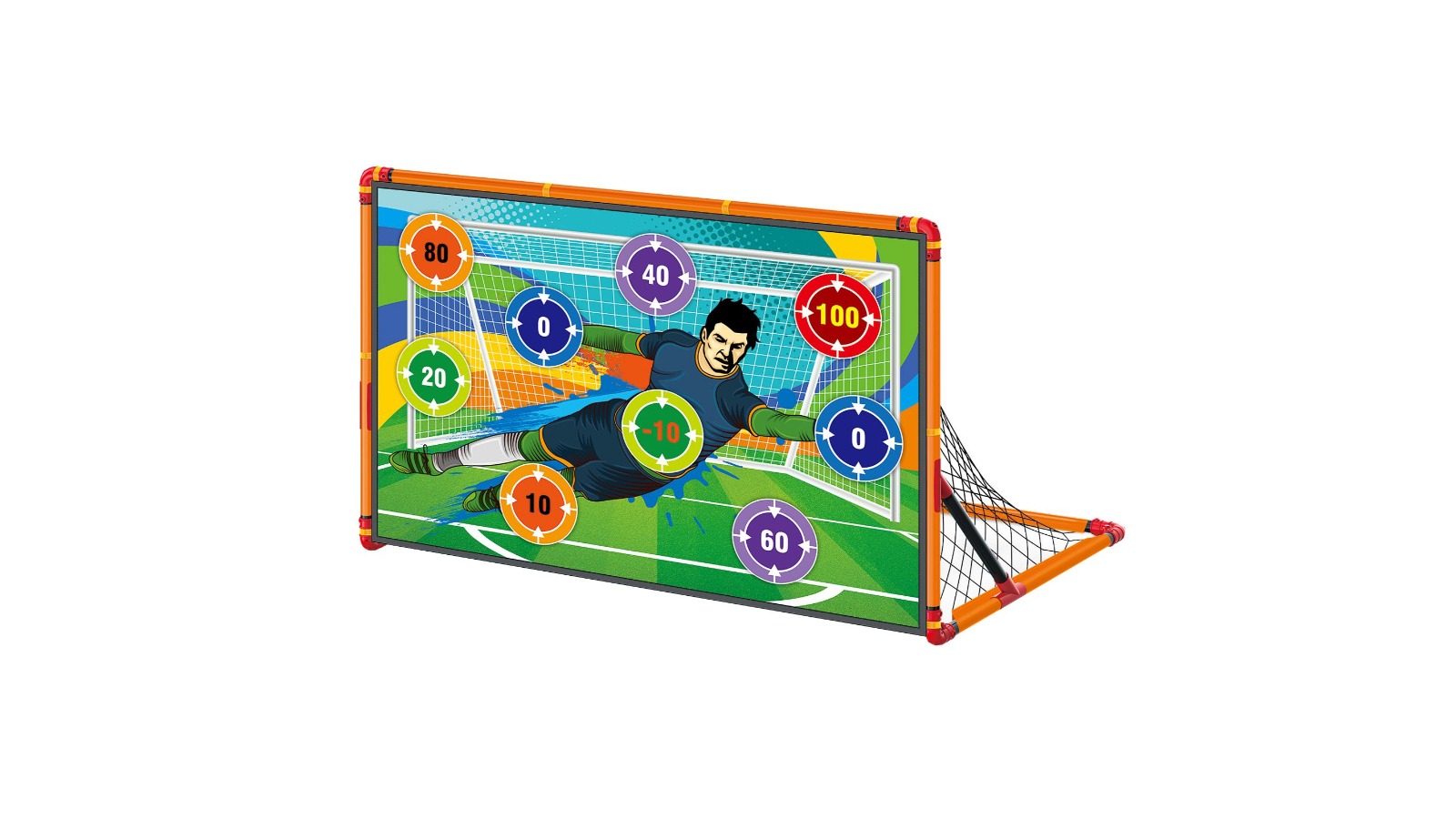 2-in-1 Kids Soccer Goal Set