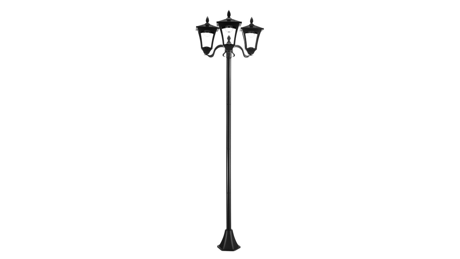 186cm LED Solar Lamp Post Garden Light