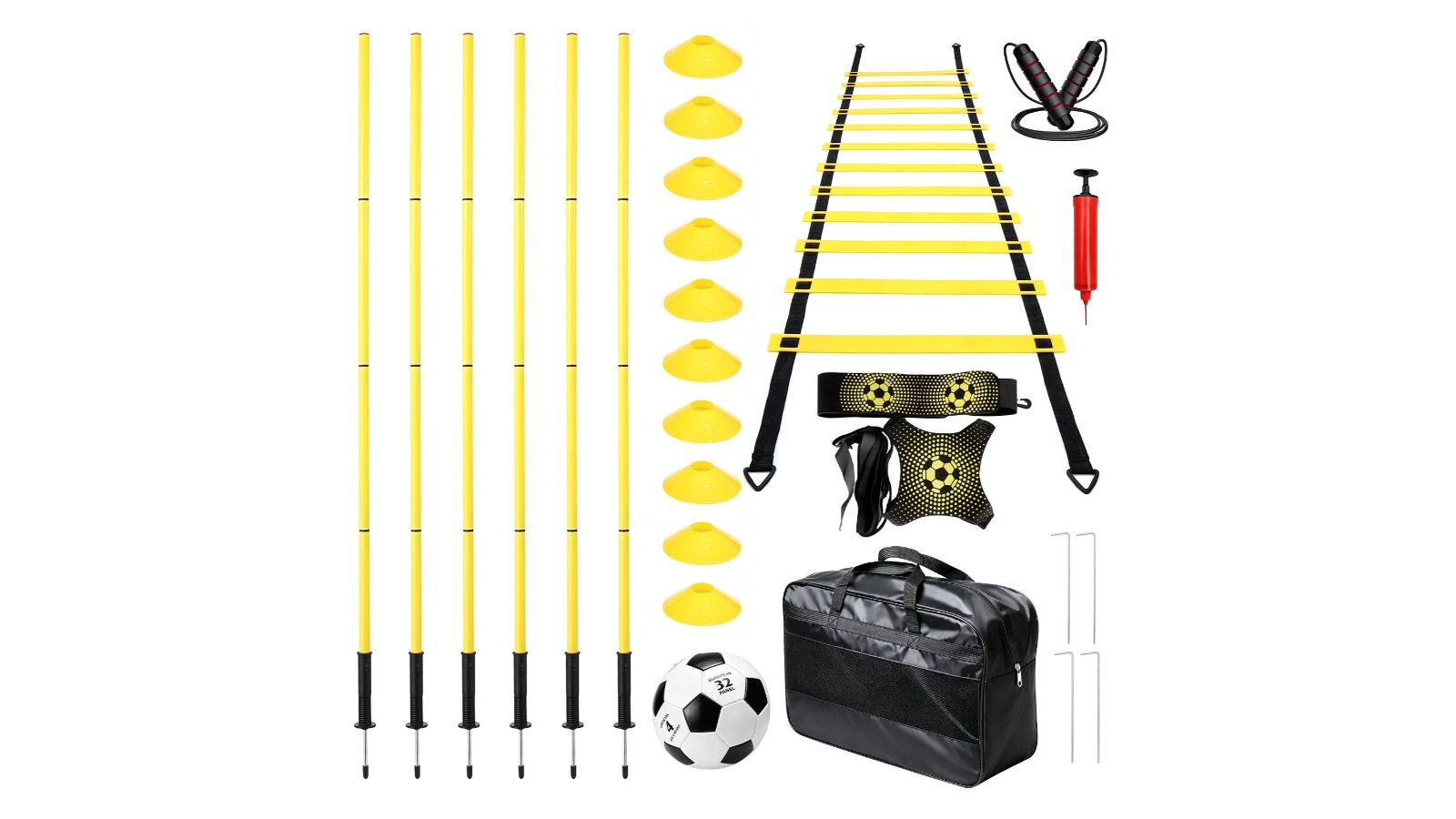 26 Piece Soccer Training Equipment