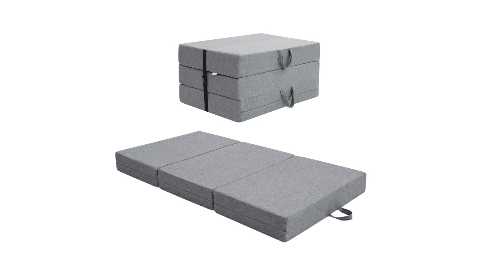 LUXSUITE 190 x 90 x 15cm Tri-Fold Memory Foam Mattress with Washable Cover