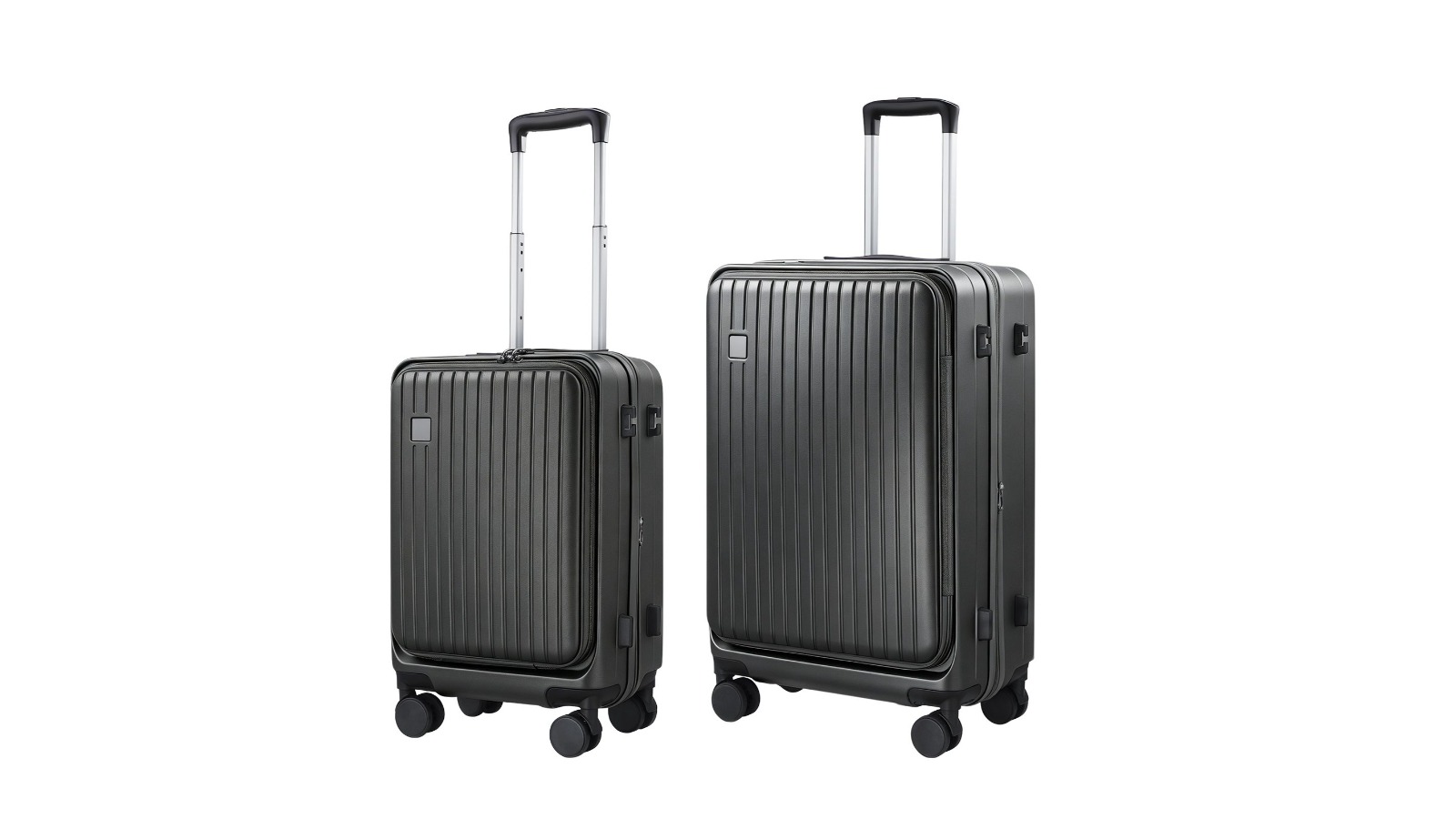 Buon Viaggio 20inch Cabin Suitcase and Spacious 24INCH Checked Suitcase Set