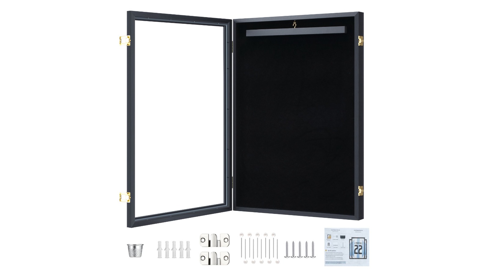 Shadow Box Frame Jersey Display Case with Hanger