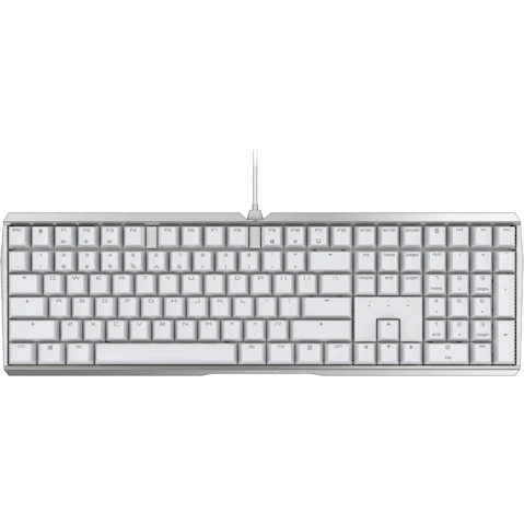 CHERRY MX 3.0S NBL Gaming Keyboard with MX Red Switch - White