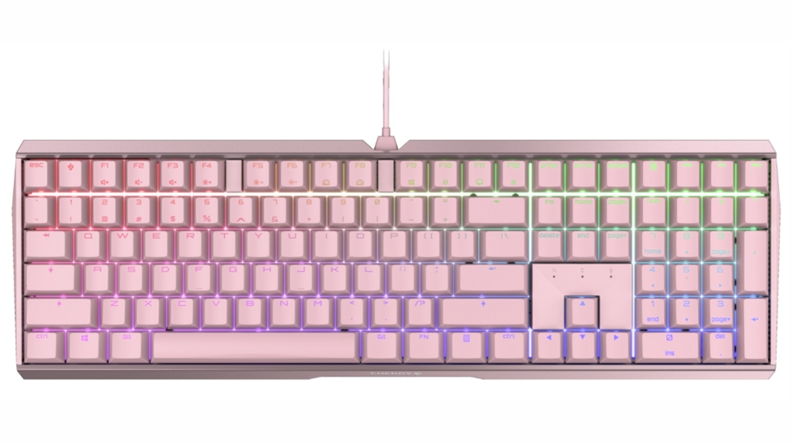 CHERRY MX 3.0S RGB Gaming Keyboard with MX Black Switch - Pink