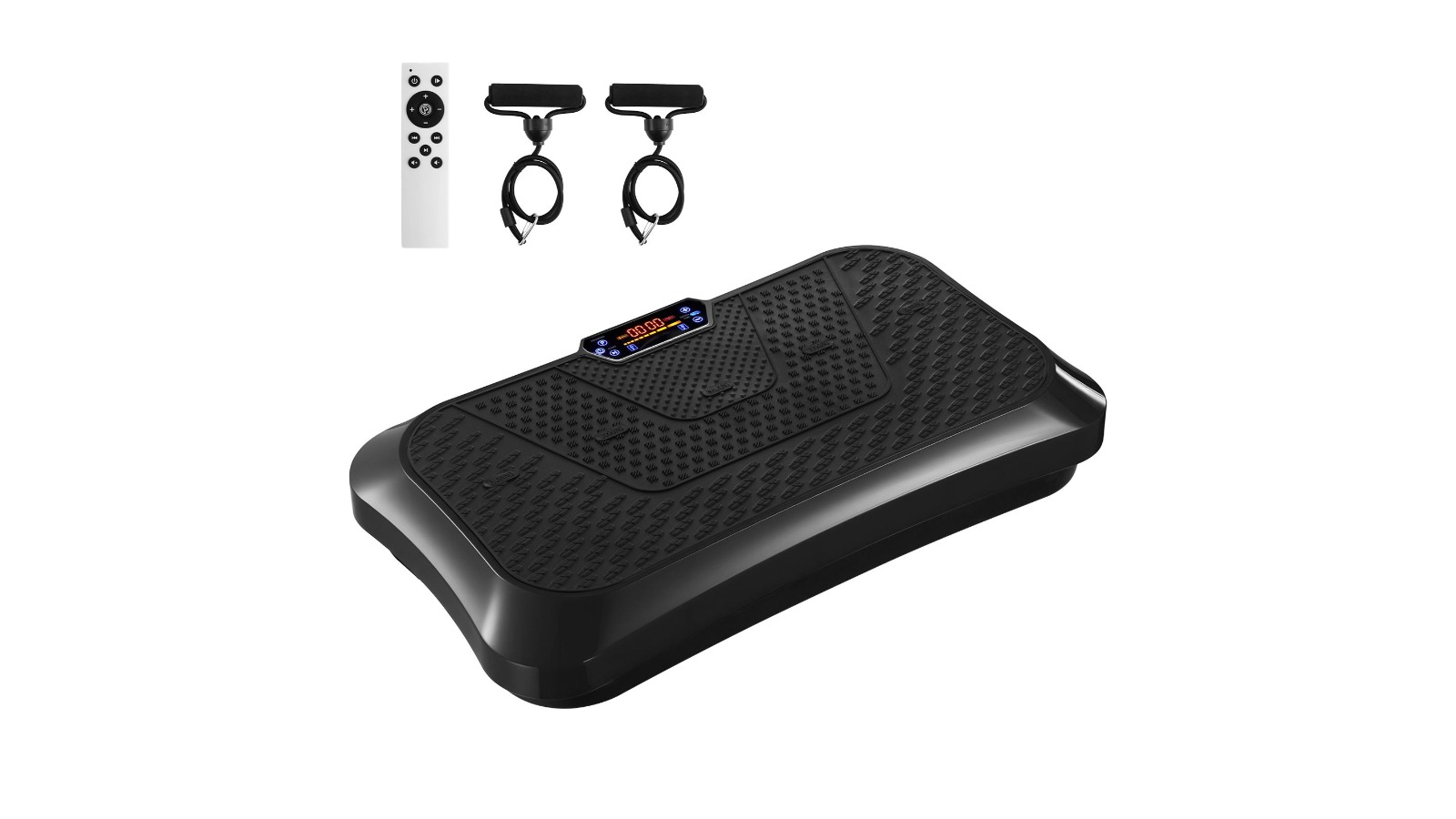 Vibration Platform Exercise Machine with Loop Bands and 150 Speed Level